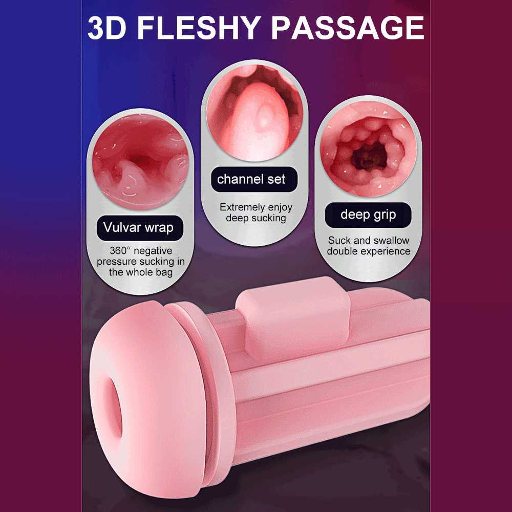 Beauty Items Vagina-Masturbationsbecher für Männer, 18 cm, automatisches Teleskop-Vakuum, Saugen, Stimme, sexy Maschine, männliche Blowjob-Masturbatoren, sexy SPIELZEUG für Erwachsene