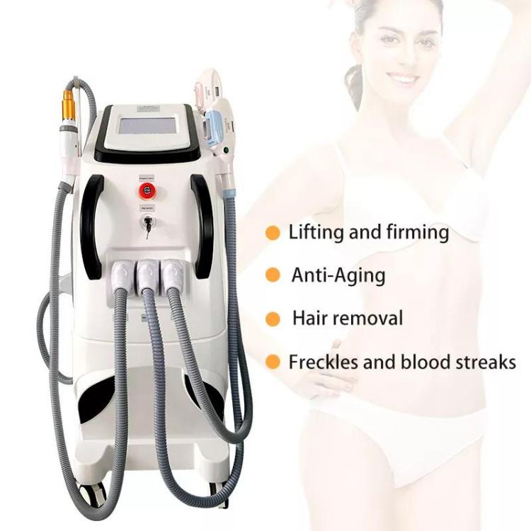 Latest 4 in 1 Multifunction laser rf q switched nd yag machines elight opt ipl hair removal diode hair remove machine