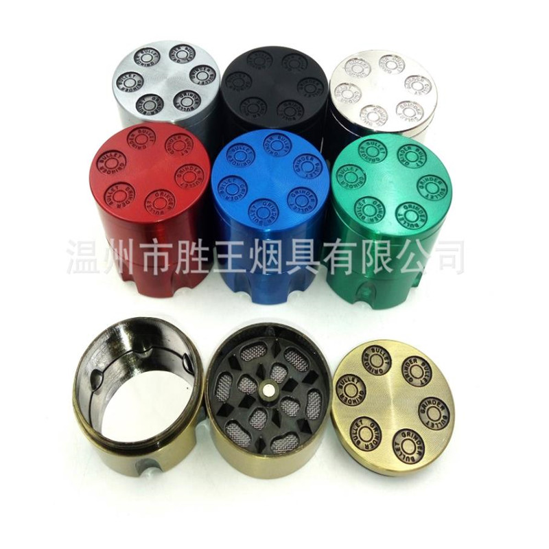 Other Smoking A New Three-layer Zinc Alloy 30mm Revolver Cigarette Grinder