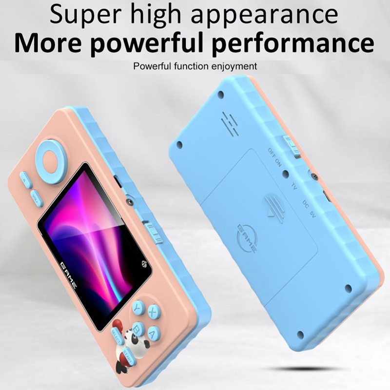 S5 Handheld Game Console Macaron Fashion Colors HD Screen Large Battery Game Player Portable 520 Games Single/Double Mini Console