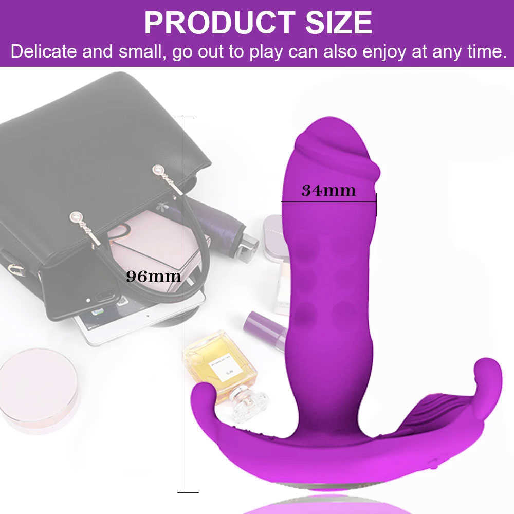 Articles de beauté Vibromasseur Gode Poussant pour Femmes Bluetooth APP Contrôle Mâle Plug Anal Femelle Papillon Jouets Sexy Orgasme Masturbateur Vibrateurs