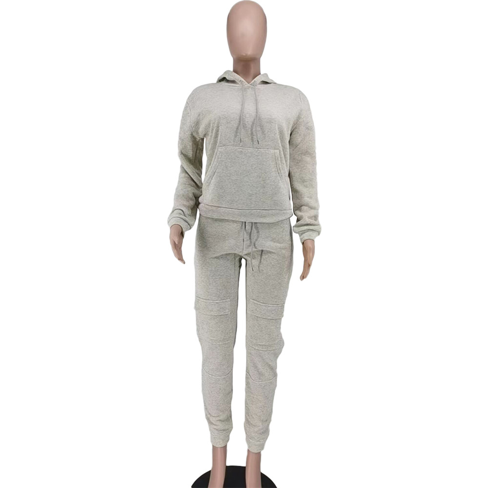 Projektant jogger garnitury kobiety plus size 2xl dresyjne dresy jesienne zimowe z kapturem z kapturem z kapturem i spodnie dwa sztuki