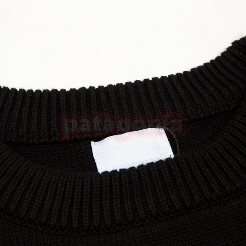 Designer Mens New Fashion Round Sweaters Womens Casual Loose Rubbit Black Knitted Couples Streetwear Sweaters Size XS-L