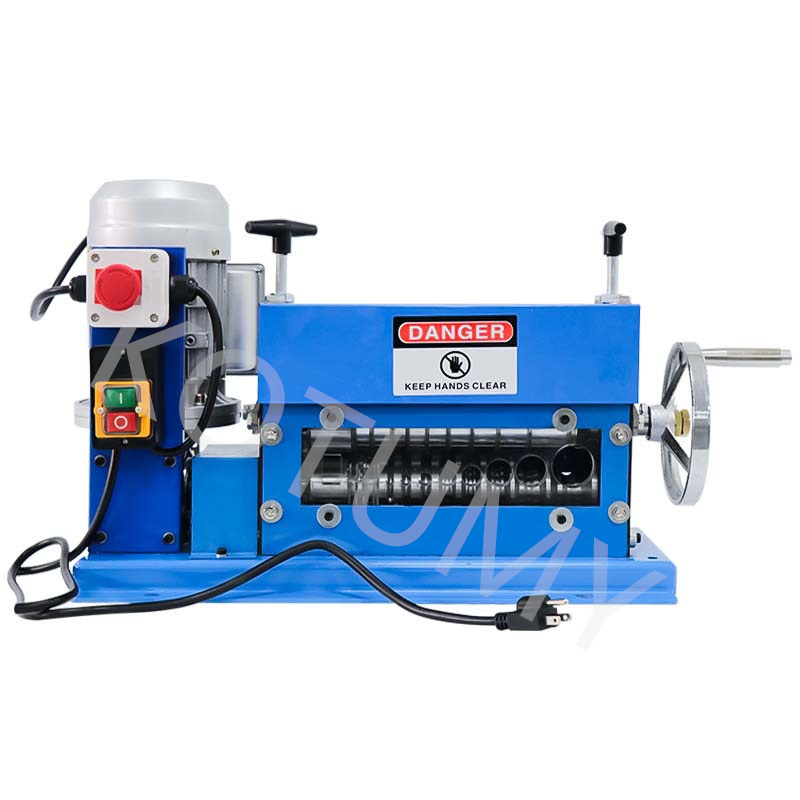 Electric Wire Stripping Machine 1.5mm-38mm Cable Stripper For Removing Plastic & Rubber From Wire Copper Recycle 370W