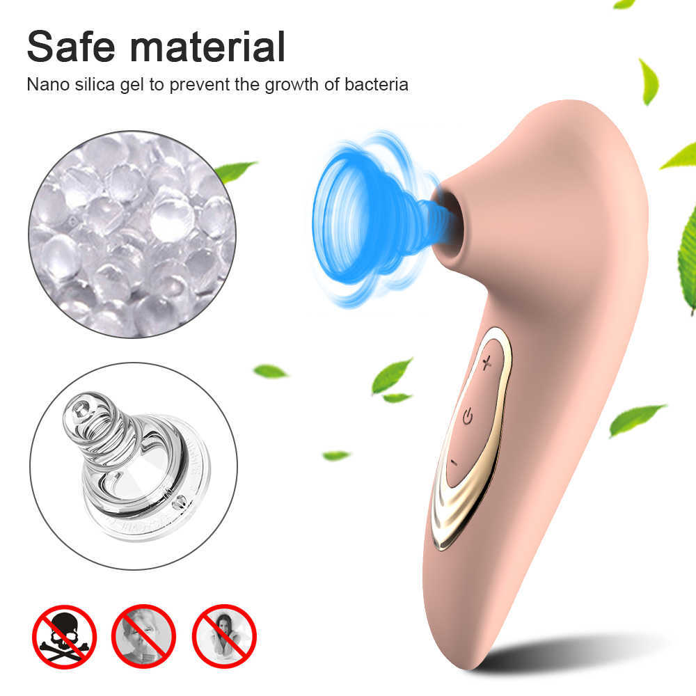 Articles de beauté Vibromasseur à succion clitoridien pour femmes Clitoris Clitoris Nipple Sucker Stimulateur sous vide VIbrator Femme Marchandises sexy Jouets Adultes 18