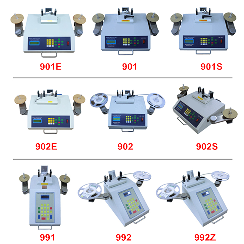 SMD -räknare Automatisk delar Komponenträkningsmaskin 57 Motor Justerbara hastighetspunkter Räkna utrustning AC220V 991 922Z