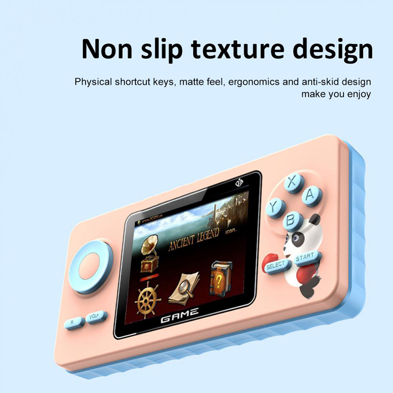 S5 Mini Console de jeu Macaron Mode Couleurs Écran HD Grand Lecteur de Jeu de Batterie Portable 520 Jeux Console Simple/Double Hansheld