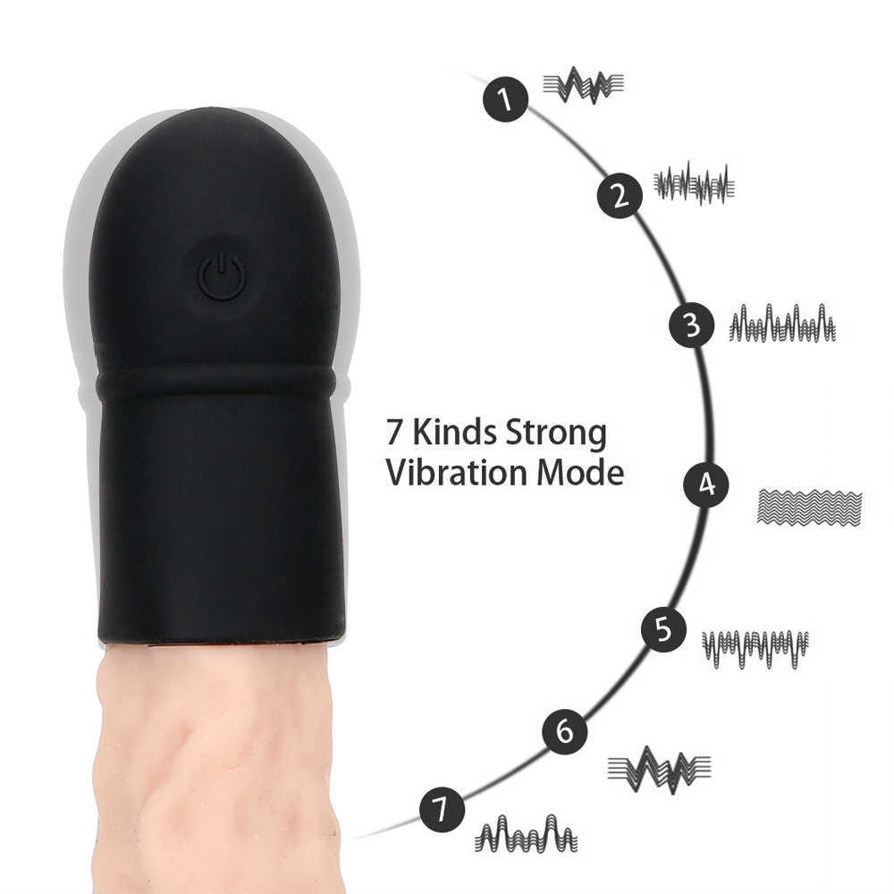 ビューティーアイテムヴァティン7スピードペニスバイブレーター遅延射精コックエクステンダー拡大男性のためのセクシーなおもちゃヘッドマッサージ持続トレーナー