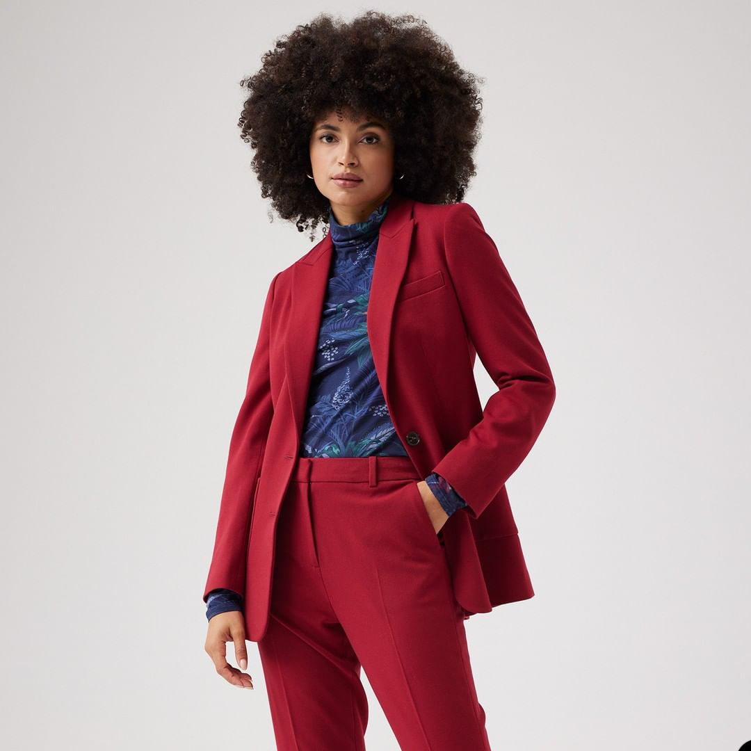 Costumes Blazer pour femmes faits à la main, coupe cintrée, tenue de soirée, tenue formelle de mariage, 2 pièces