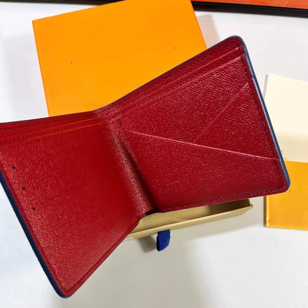 Hommes sac à main de luxe en cuir hommes portefeuilles créateur de mode portefeuille marque rétro classique porte-cartes femmes pochette unisexe 284h
