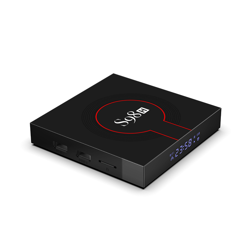 S98H TV BOX Android 12.0 H618 4GB 32GB Dubbel WiFi Bluetooth 4K Media Player Top Set Boxes