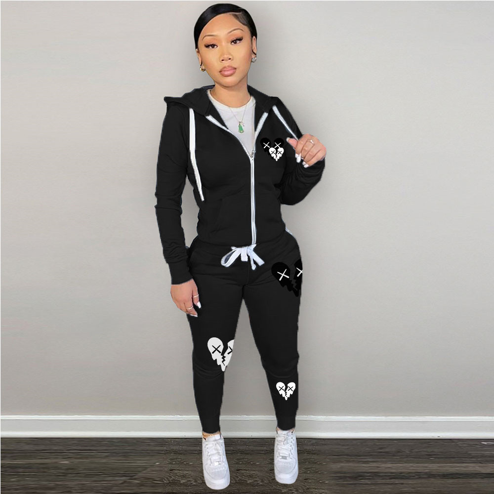 2024 Designer Fall Winter Women Tracksuits Print two Set Ladies Outfits Casual Long Sleeve Hooded Pants sweat Suits Wholesale 4XL Plus size clothes 8912