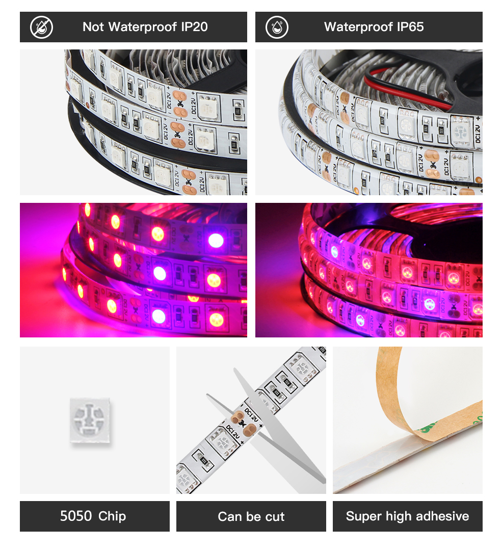 5V USB LED LED RORNICA PEŁNE WEDPIECZNE PSTRULA Lampka fito lampa do szklarni kwiatów sadzonek hydroponiczny namiot hydroponiczny