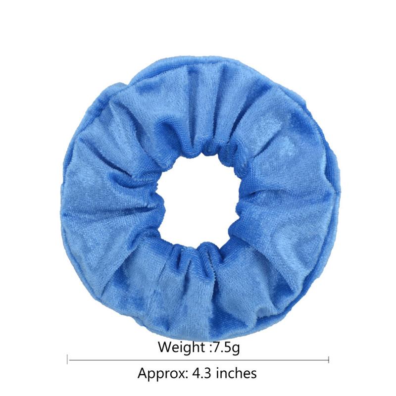 Invierno terciopelo Scrunchie accesorios para el cabello mujeres niñas bandas elásticas de goma anillo para el cabello cuerda Cola de Caballo titular lazo niños diademas