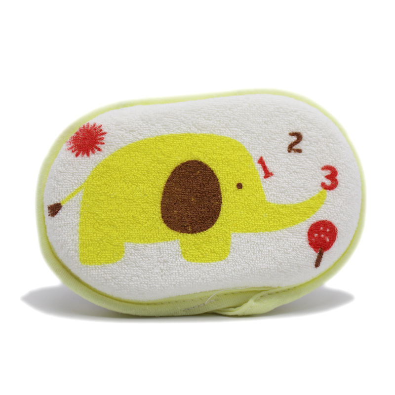 만화 아기 목욕 브러시 샤워 제품 편안한 소프트 타월 액세서리 유아 어린이 세탁 스폰지 문지름 몸