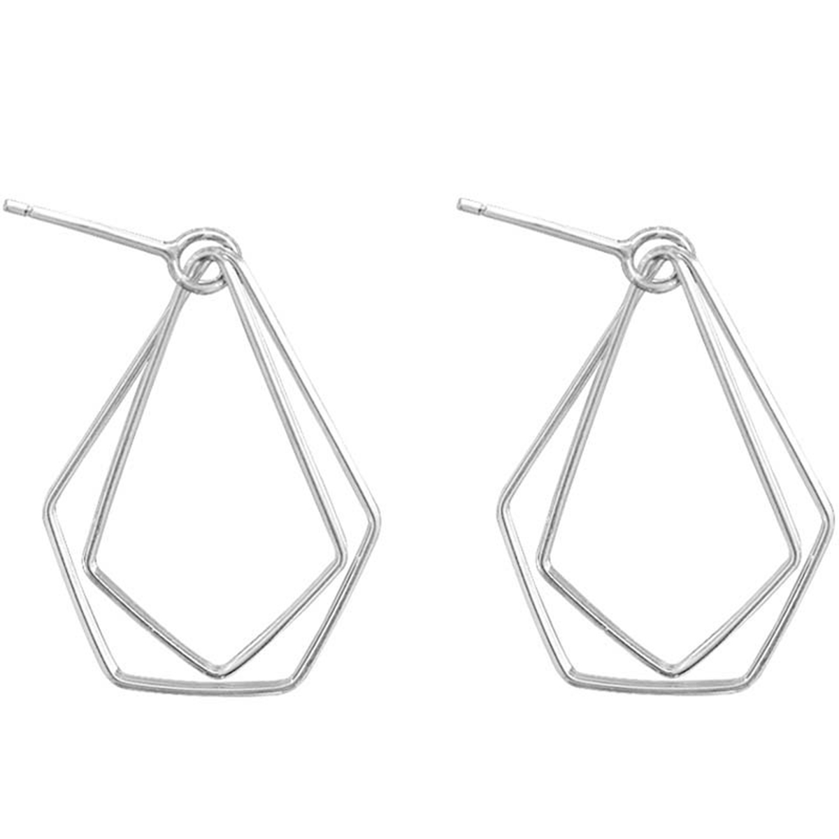 Simple Geometric Dangle Drop серьги для женских ювелирных украшений для женской моды