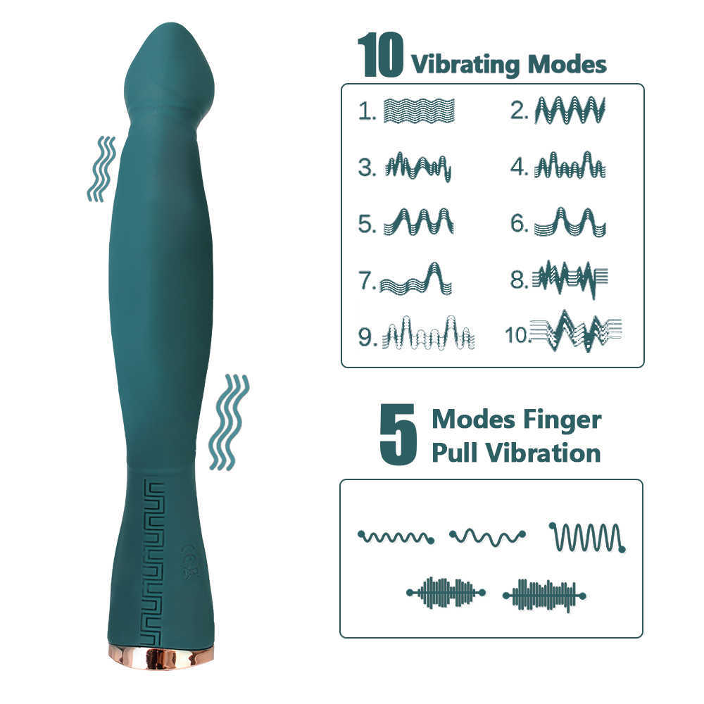 Articoli di bellezza LICKLIP Clit G Spot Massager Ricarica USB 5 modalità Finger Pull Vagina Stimulate 10 Frequenza AV Stick Vibratore giocattolo sexy le donne