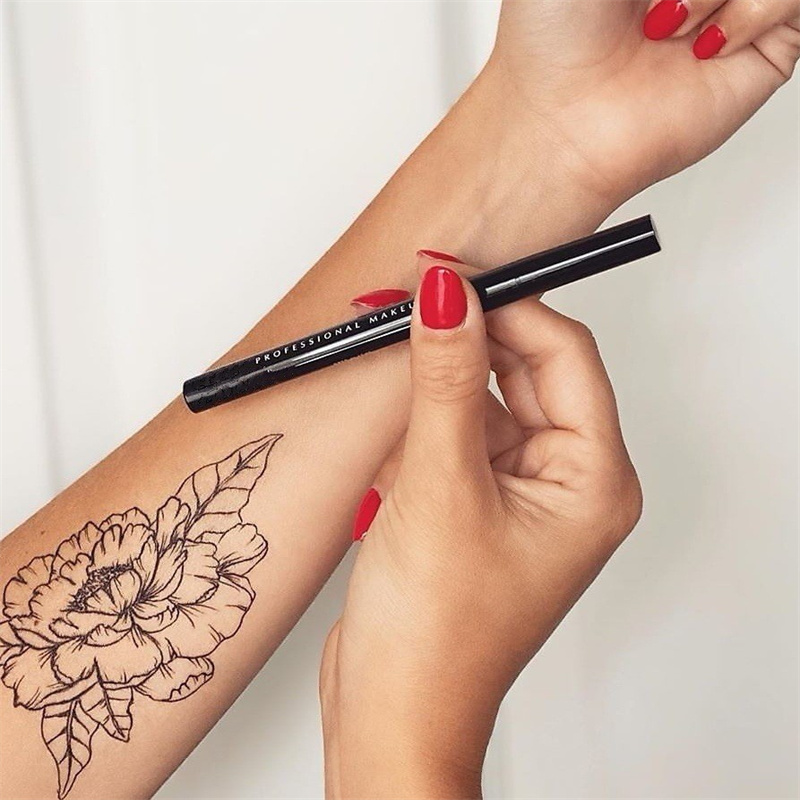 قلم تحديد العيون Epic Ink Liner مقاوم للماء أسود سائل يدوم طويلاً قلم تحديد العيون Makeup maquiagem