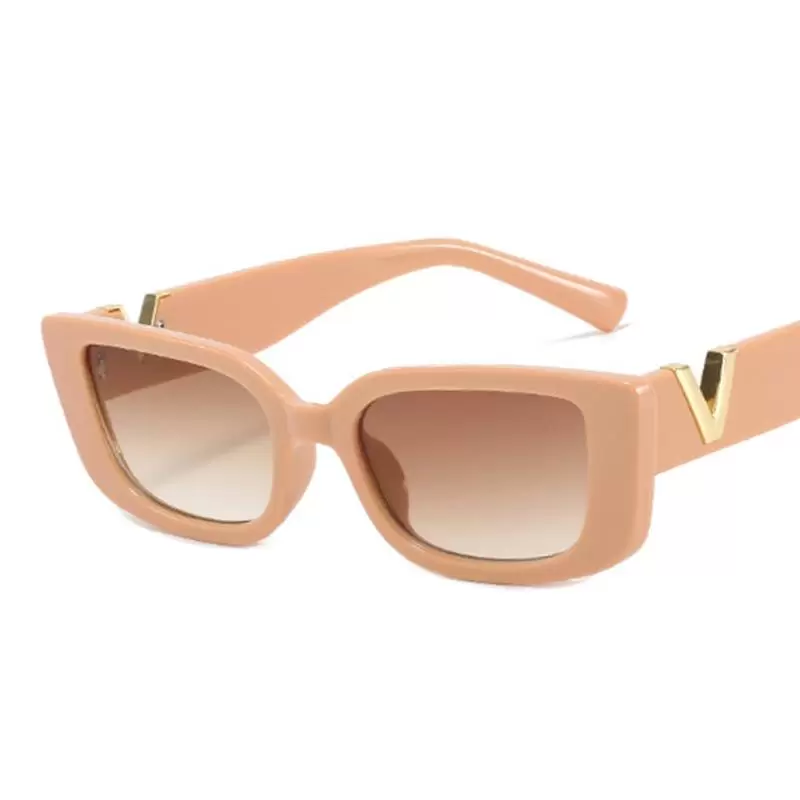 Designer-Sonnenbrille, Retro, rechteckig, für Damen, Vintage, kleiner Rahmen, Sonnenbrille, Damen, klassisch, schwarz, quadratisch, Sonnenbrille238N