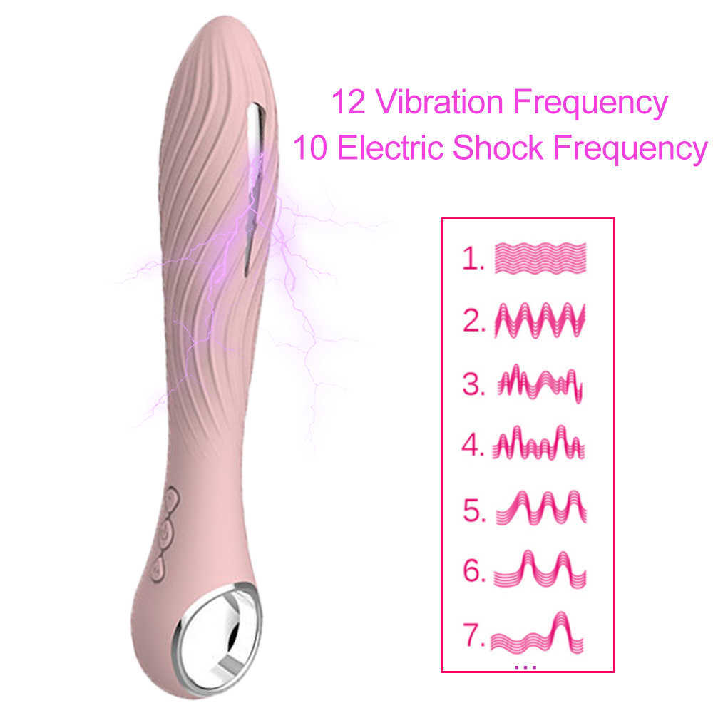 Skönhetsartiklar fbhsecl 12 frekvens erotisk klitoris stimulator kvinnlig masturbator elektrisk stöt puls dildo vibrator g-spot massager sexig butik