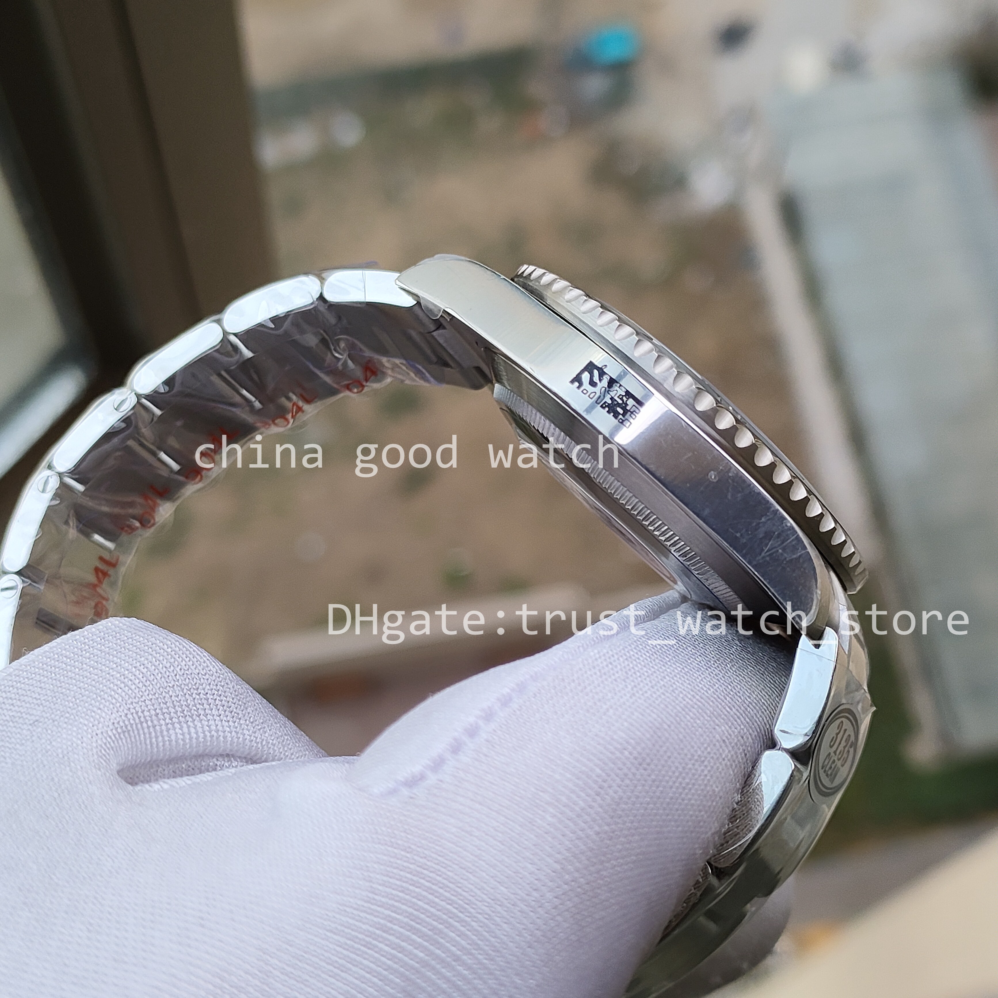 Waterdicht horloge Heren Clean Factory Super Cal 3135 Automatisch uurwerk Zwarte keramische lus 904L staal 40 mm Saffier Lichtgevend 256 m