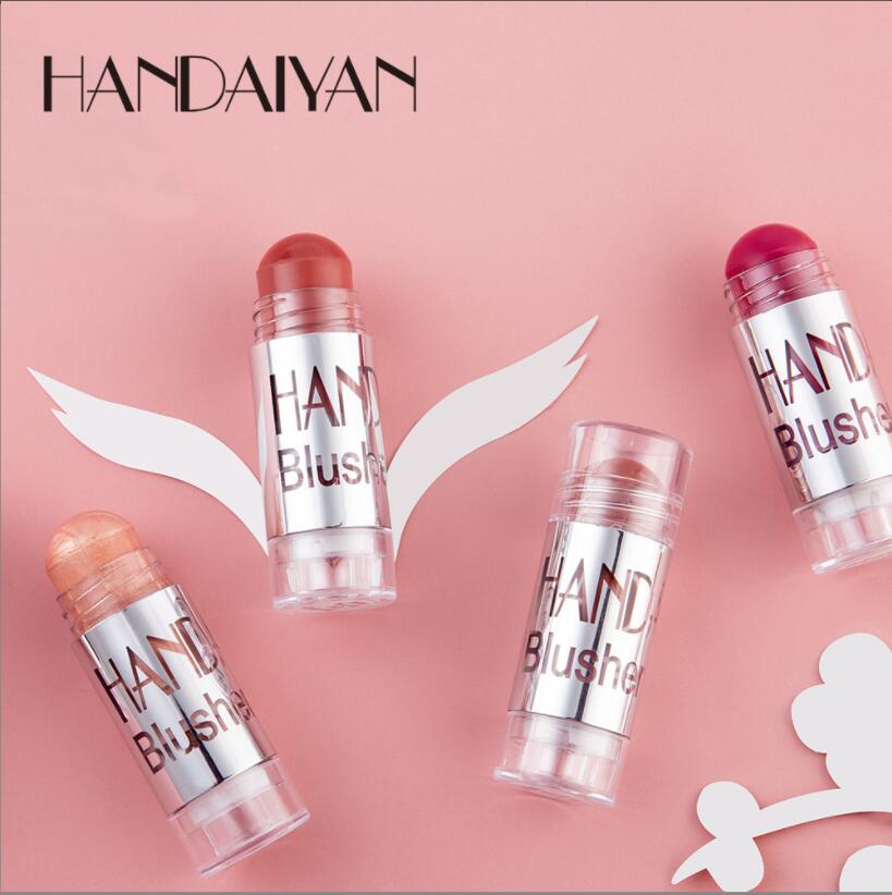 Handaiyan Blush Stick保湿フェイス輪郭鳴き声の青い青いスティックチェリーシェード