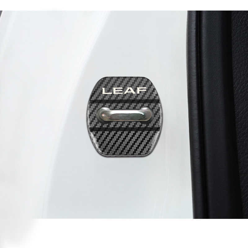 Araba Stili Kapı Kilidi Kapağı Nissan Yaprağı için Stiker Kabuğu Qashqai J10 J11 X Trail T32 T31 Tiida Juke Not Oto Parçaları