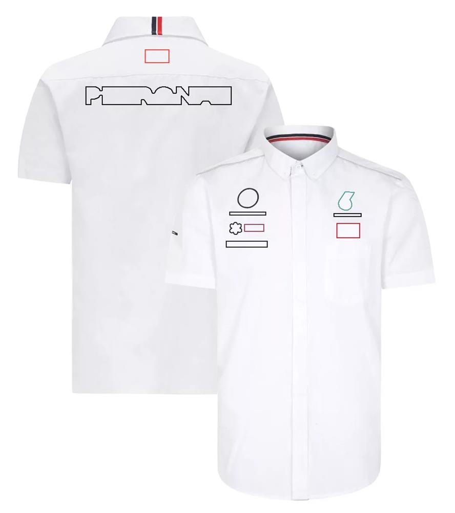Nowy zespół wyścigowy F1 Racing Suit męski koszulka z krótkim rękawem Auto Work Koszulka Dostosowywanie