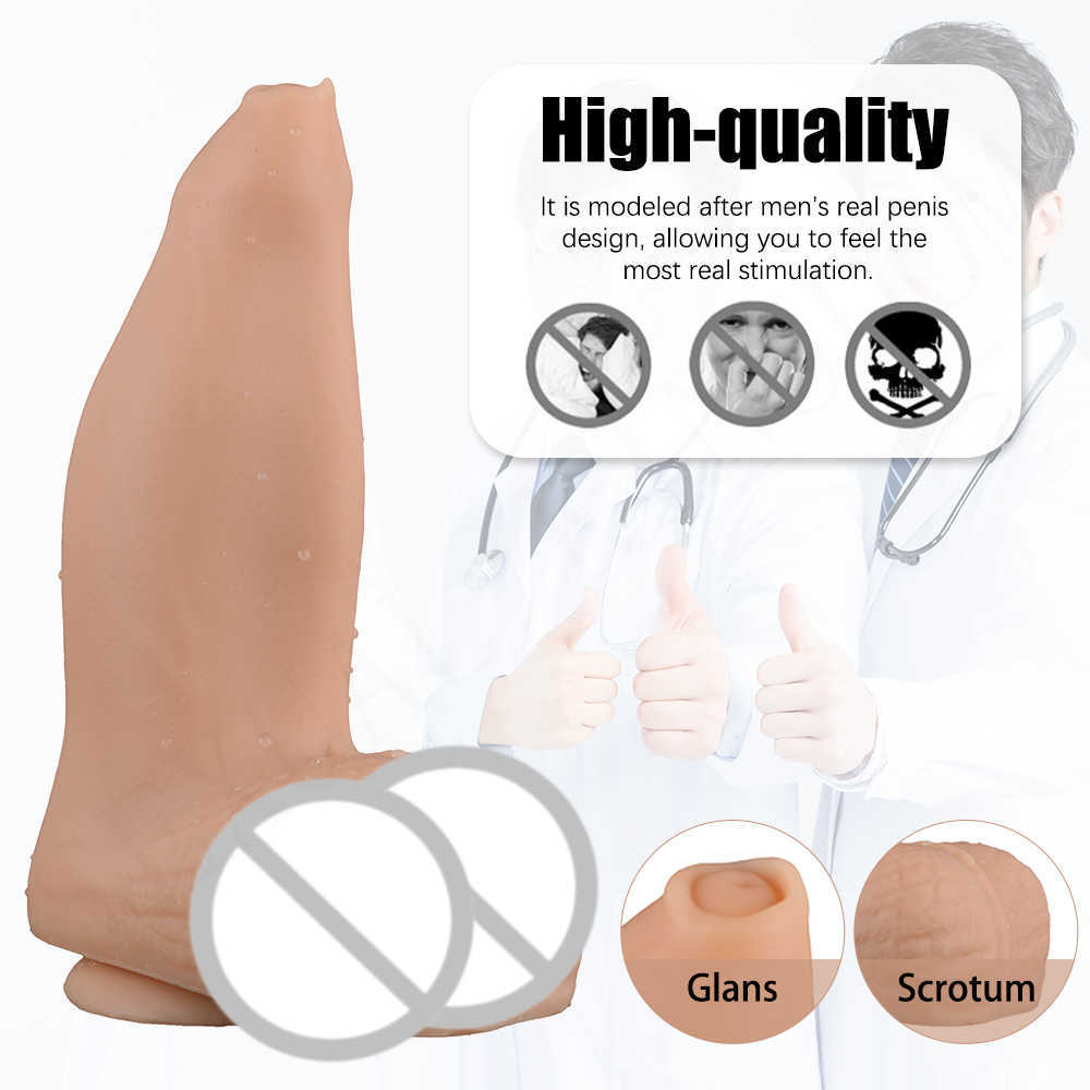 Skönhetsartiklar mjuk flexibel silikon dildo super stor realistisk penis sugande kopp sexig leksak vagina onanator g-spot stimulator kvinnliga leksaker