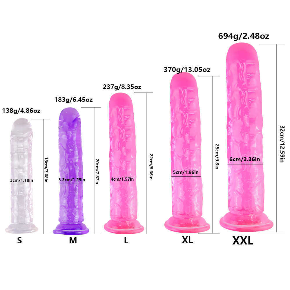 Skönhetsartiklar erotiska kuk vuxna leksaker sexig butik stor livlig penis rumpa plugg för kvinna anal leksak g-spot realistisk enorm sugkopp dildo