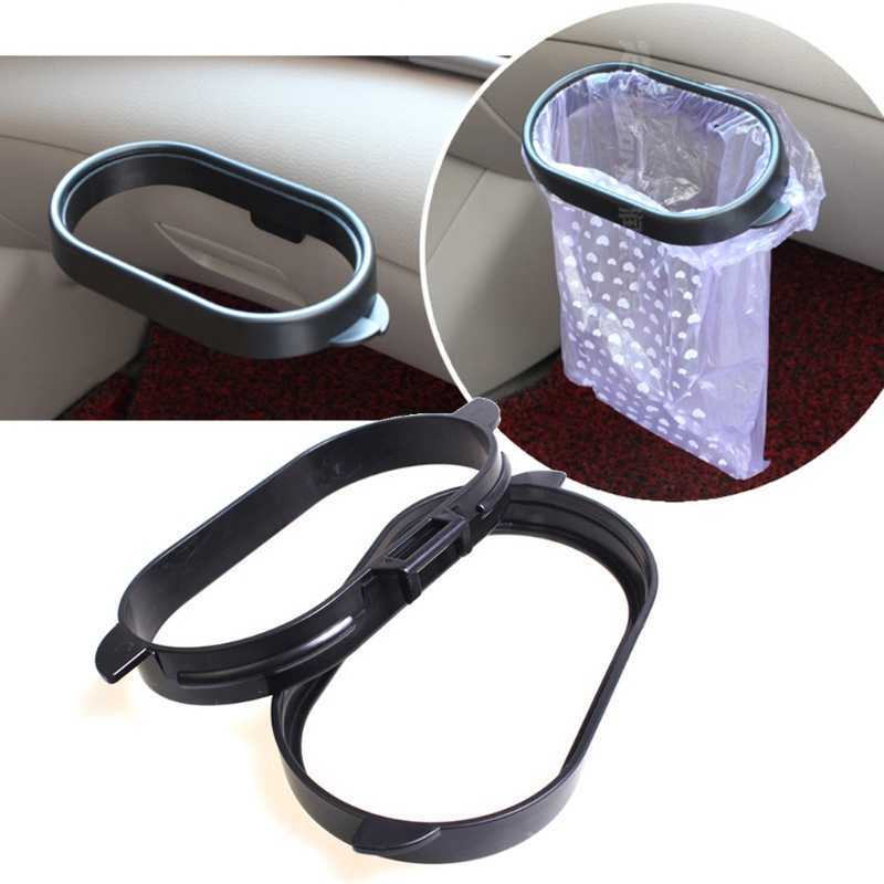 Car Organizer Trash Bag Rack Rubbish Bin Hanger Frame Garbage Bag Hanging Frame Bucket Universal Home Car