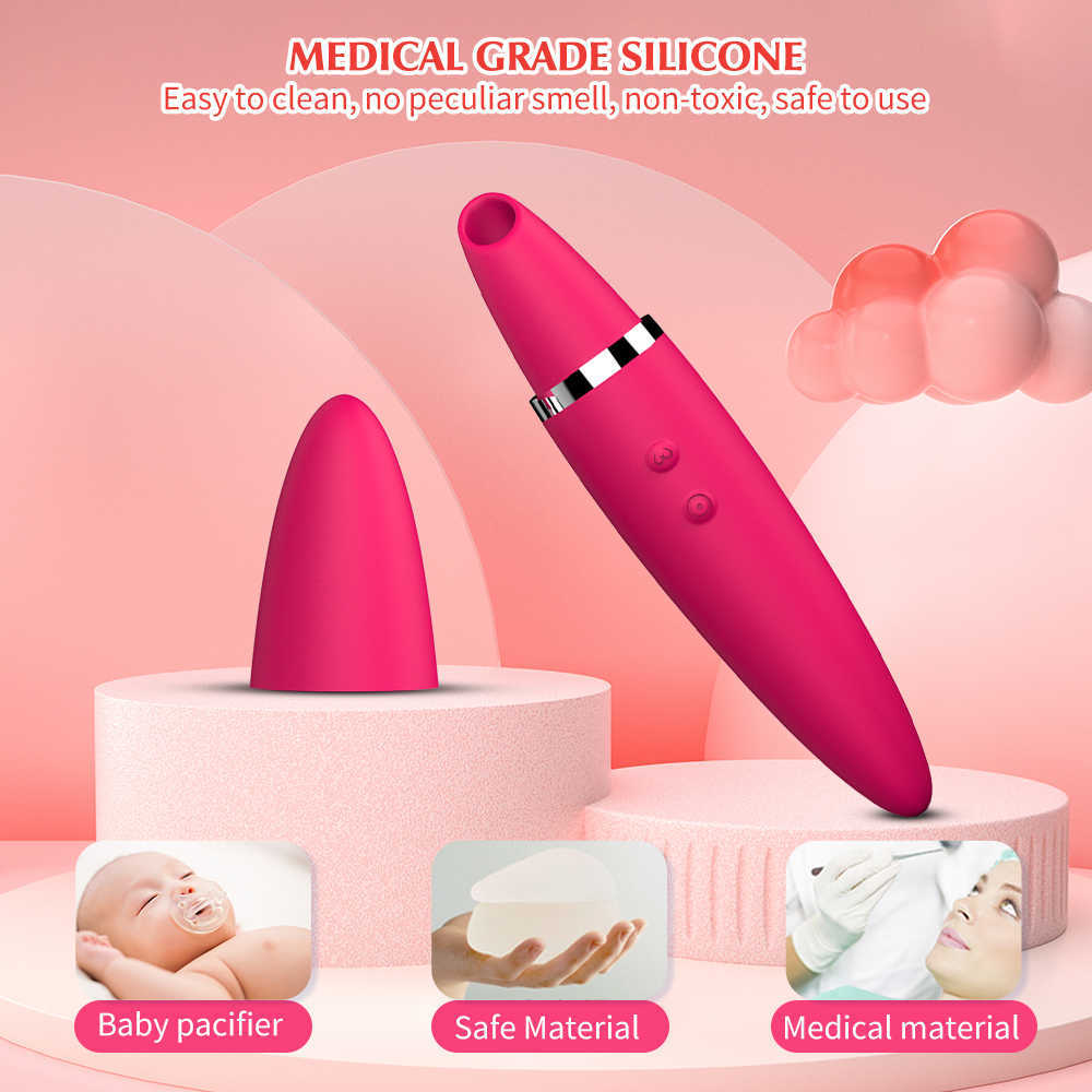 Articoli di bellezza Mini capezzoli succhia massaggiatore Stimolatore clitorideo Dildo Vibratore Prodotti adulti Strumento di masturbazione femminile Figa Giocattoli sexy donna