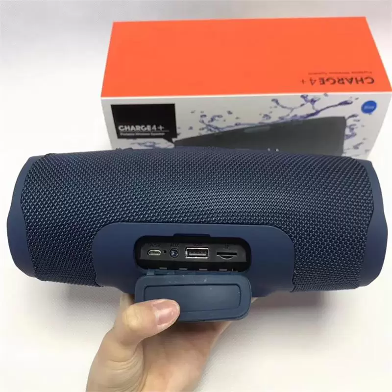 Carregador 4 Plus Bluetooth Speaker Deep Subwoofer Estéreo alto -falantes portáteis com pacote de varejo