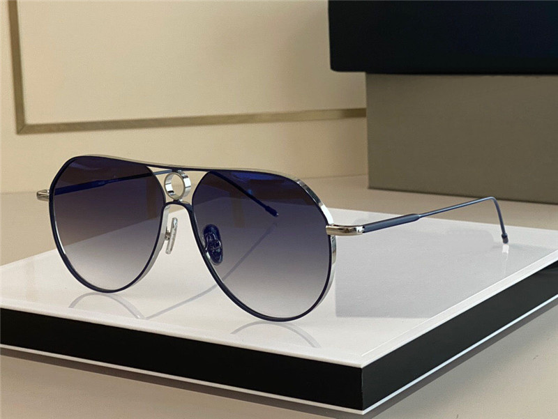 Nuovi occhiali da sole dal design alla moda S-216 montatura in metallo pilota occhiali di protezione uv400 esterni stile semplice e popolare