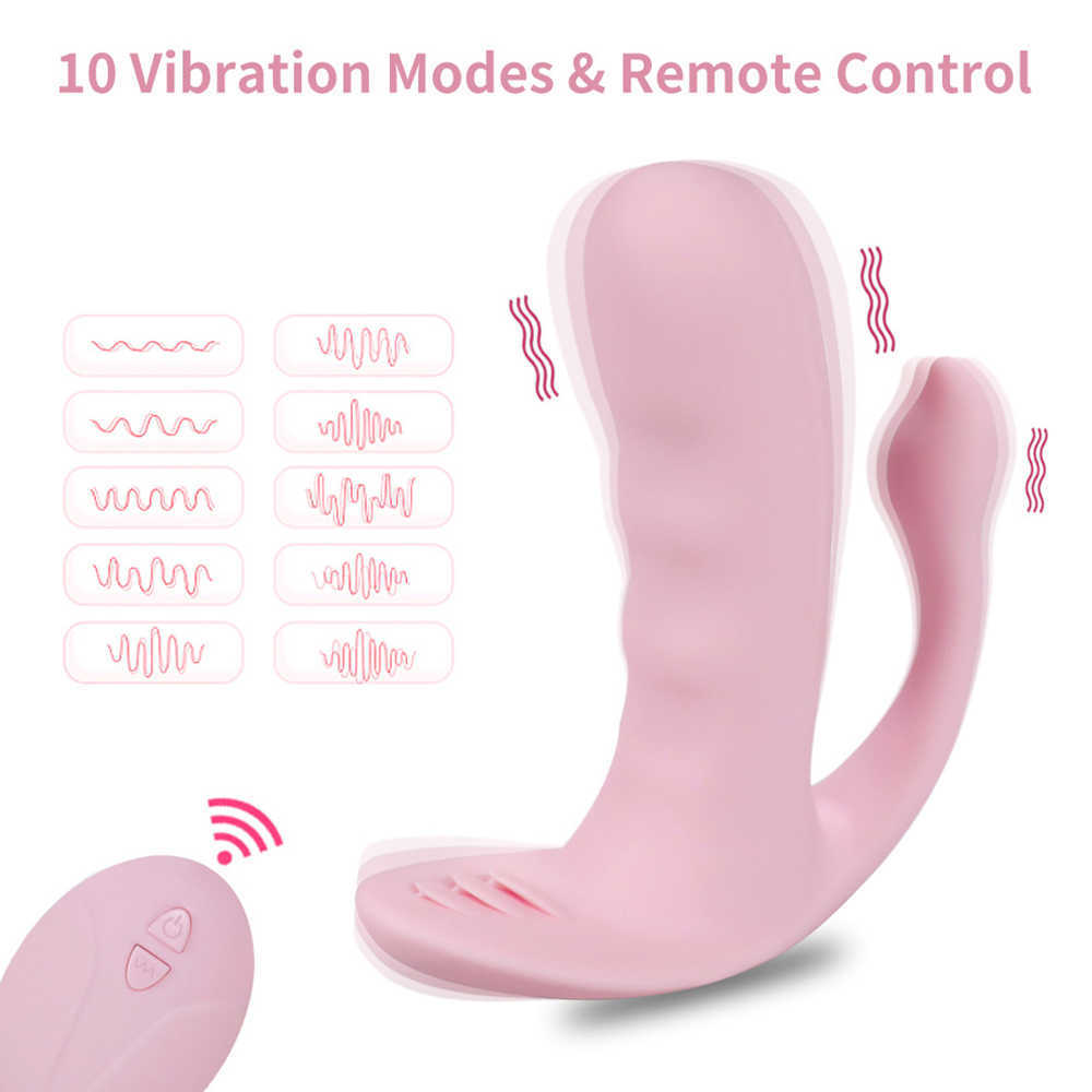 Articoli di bellezza 10 modalità 3 IN 1 vibratore clitoride vaginale stimolatore anale indossabile massaggiatore punto G masturbatore ricaricabile giocattoli sexy le donne