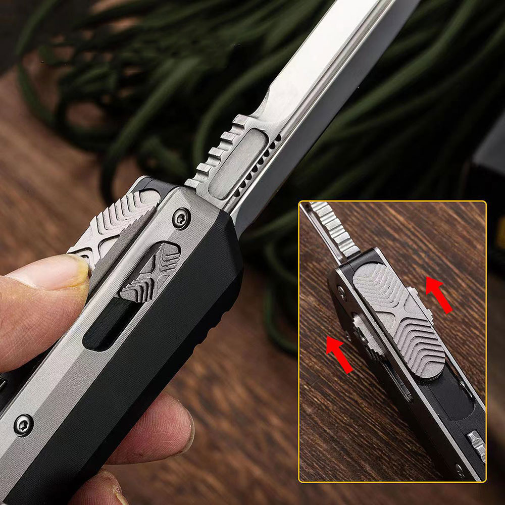 2023 MT Snake Deity Auto Knife D2 Blade T6061 Aviation Aluminium Hendle Camping Hunting Outdoor Tactical Pocket Knives EDC Tools