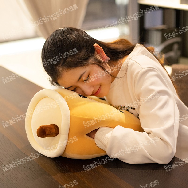 Réel-vie bulle thé tasse en peluche sieste oreiller en peluche lait thé doux poupée coussin main plus chaud enfants cadeau d'anniversaire