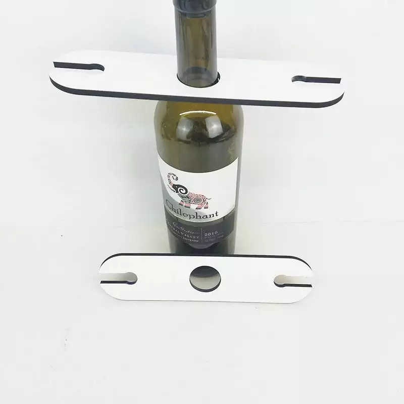 New arrivals Sublimation MDF wine holder wooden blank glass holder wine caddy a varity of shapes by fedex