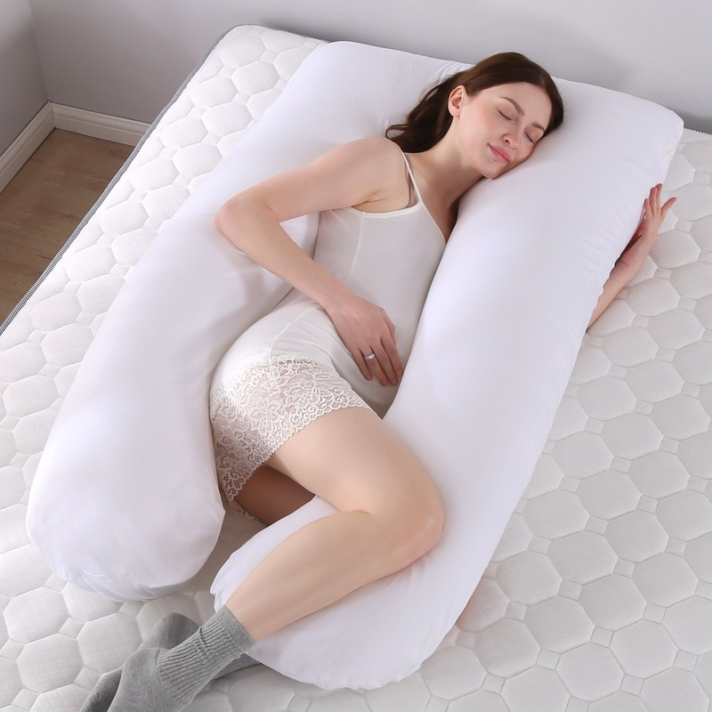 Zwangerschapskussens U-vormige zijde Slapen Zwangere vrouw Body Taille Ondersteuning Bedding Decoraties 221101