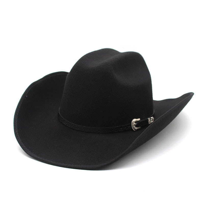 Cappelli da cowboy Cappello Fedora a tesa larga Cappello superiore in feltro Donna Uomo Fedora Cappellini Jazz Donna Uomo Trilby Autunno Inverno