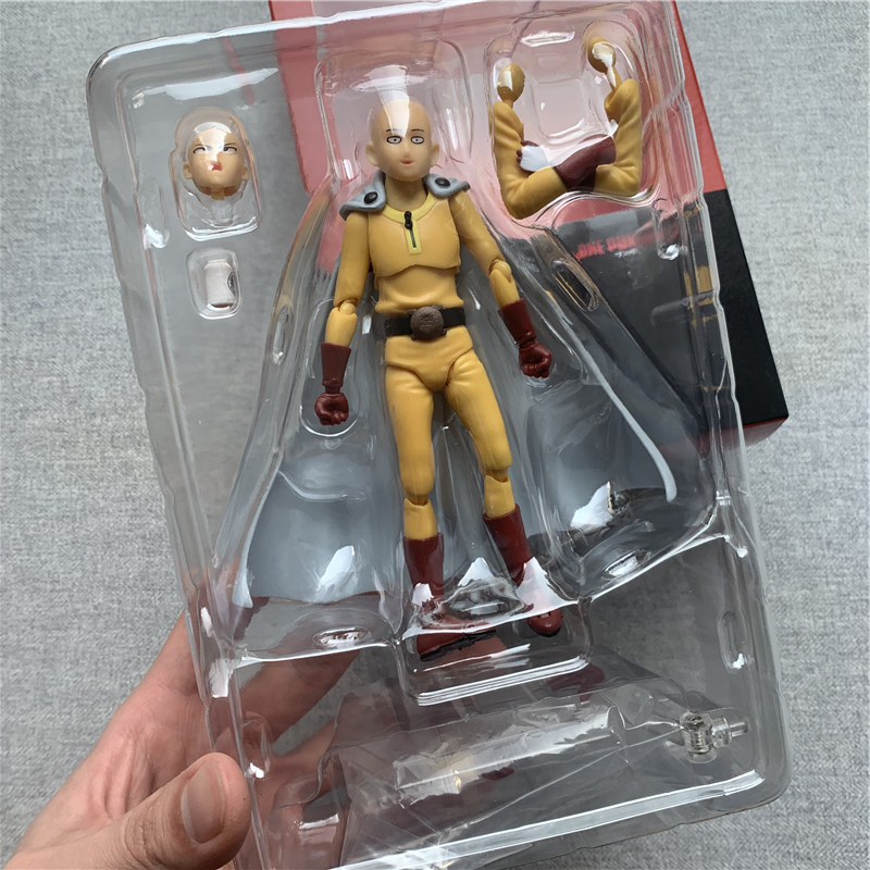 Action Toy Figures Anime One Punch Man Saitama 310 PVC Action Figure Collectible Model Toys Födelsedagspresent 14cm 2211015552676