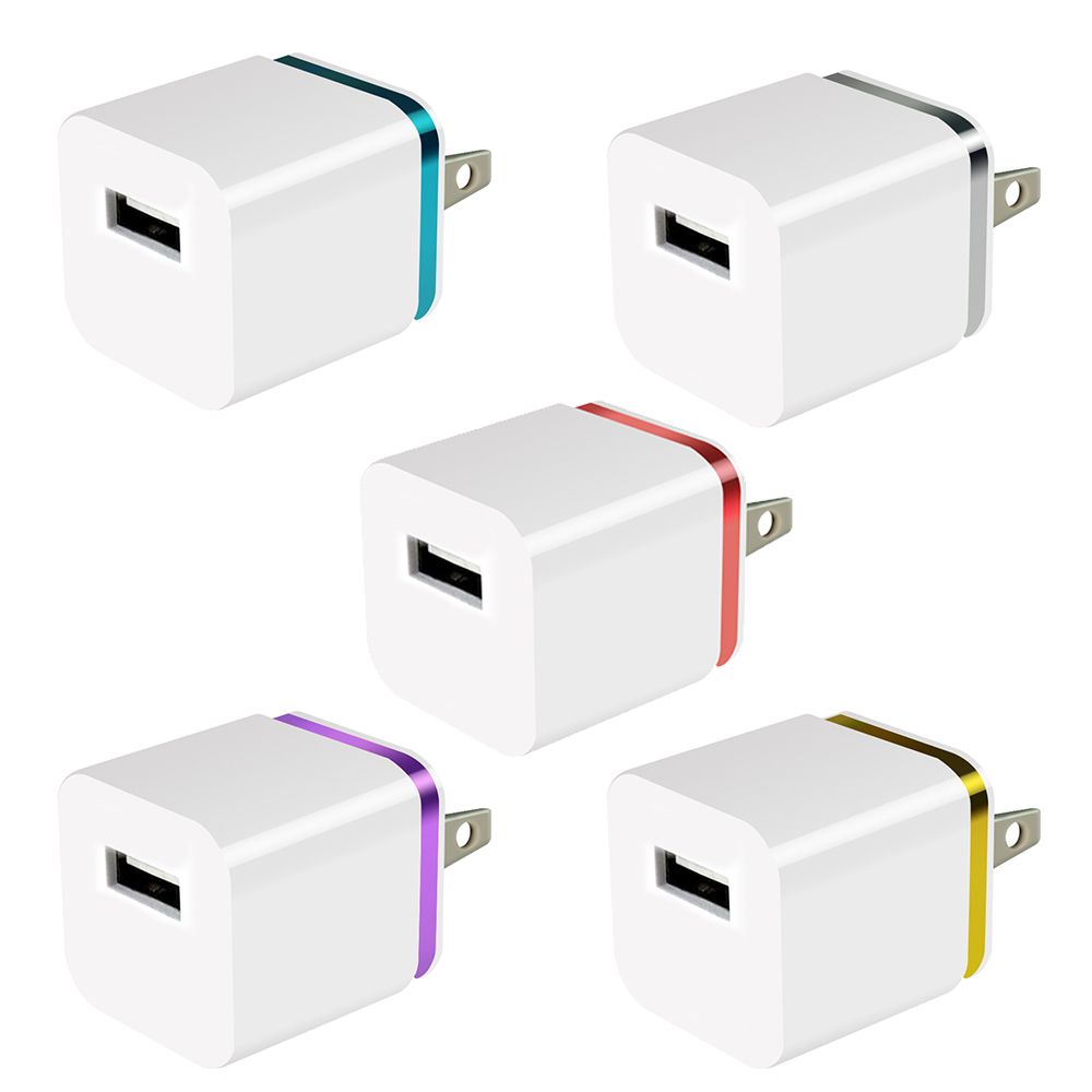 US Plug 5V 1A AC USB Połącz telefonu komórkowego Universal Travel Home Wall Power Adapter ładowanie ładowania dla telefonów komórkowych Samsung HTC