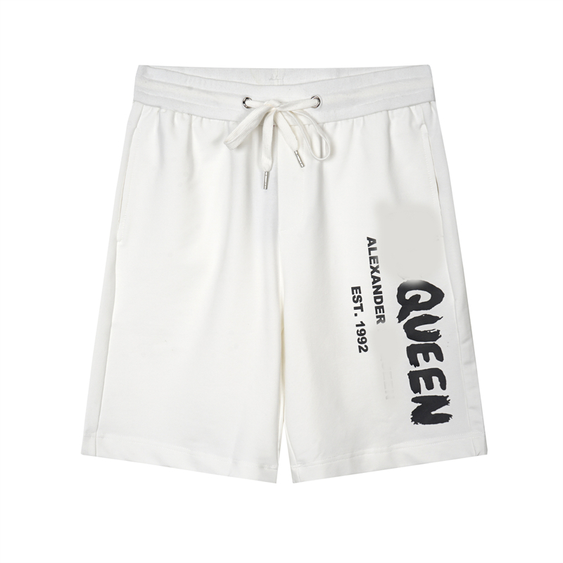 Erkekler Pantolon Spor Şortları Mektuplar Stereoprint Kolaj Tide Elastics Kemer Klasik Baita Çift Pantolon Tasarımcı