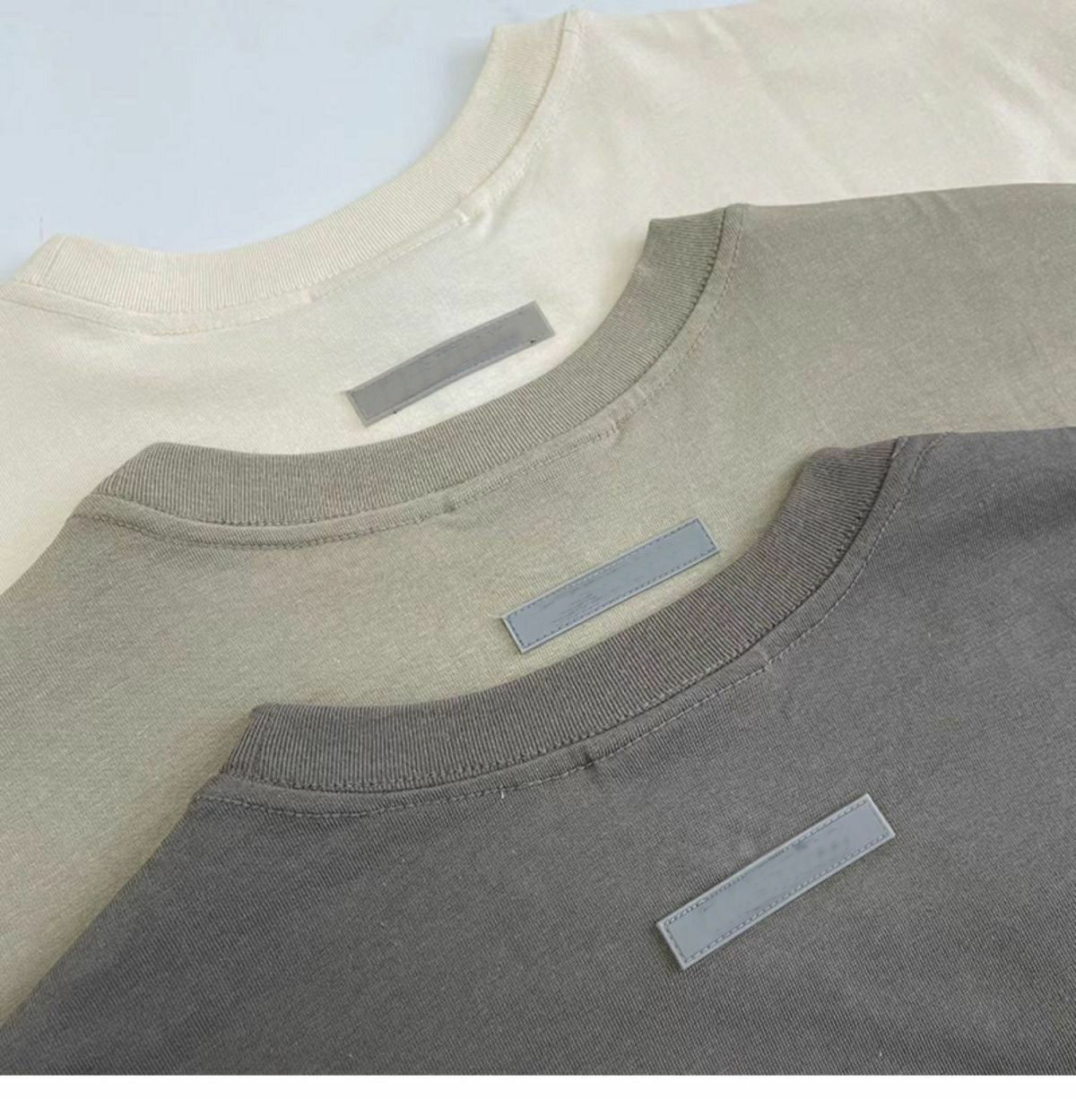 Designer Tide T-shirt Poitrine Lettre Imprimé Laminé À Manches Courtes High Street Loose Oversize Casual T-shirt Pur Coton Tops pour Hommes et Femmes
