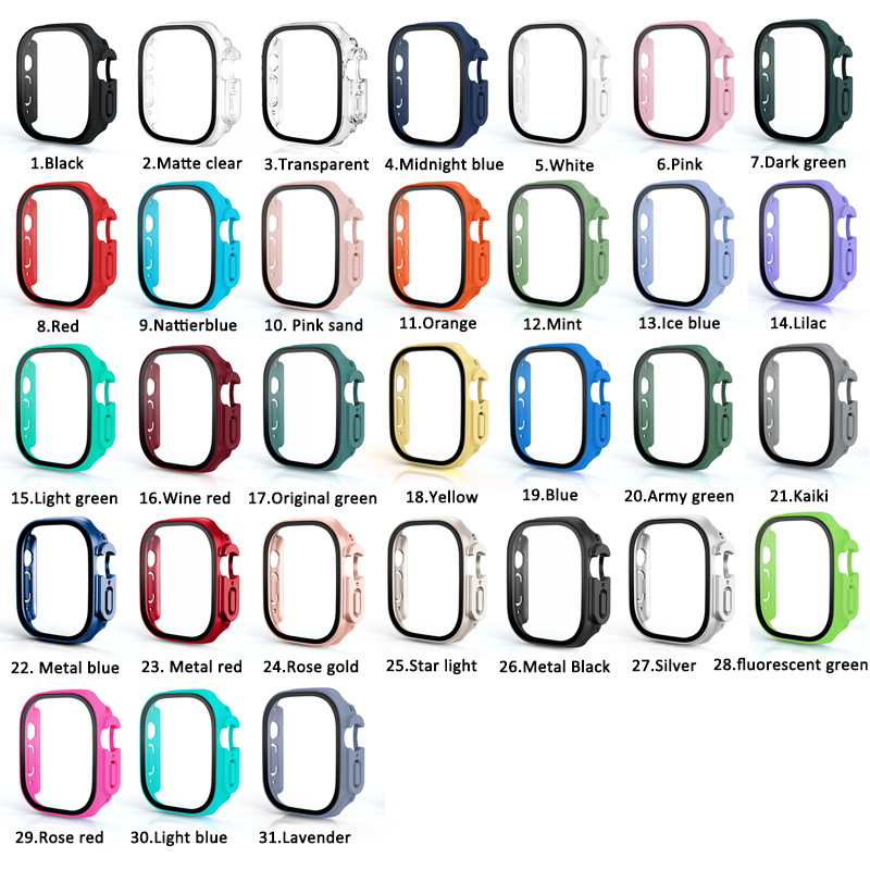 49MM Watch Cover hoesjes voor Apple Sport watch 8 ultra met Screen Protector in Box