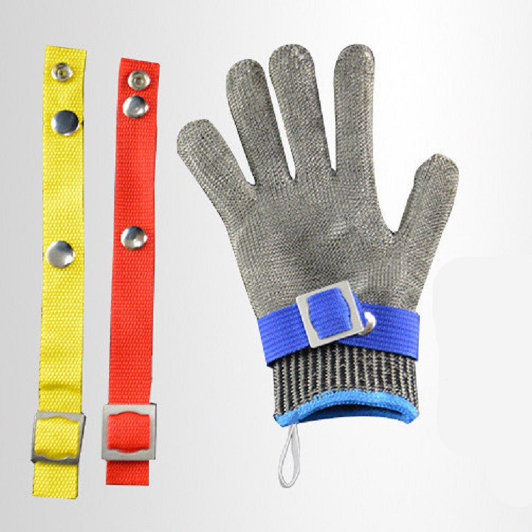 Stainless Steel Grade 5 Anti-cut Wear-resistant Slaughter Gardening Hand Protection Labor Insurance Steel Wire Gloves 