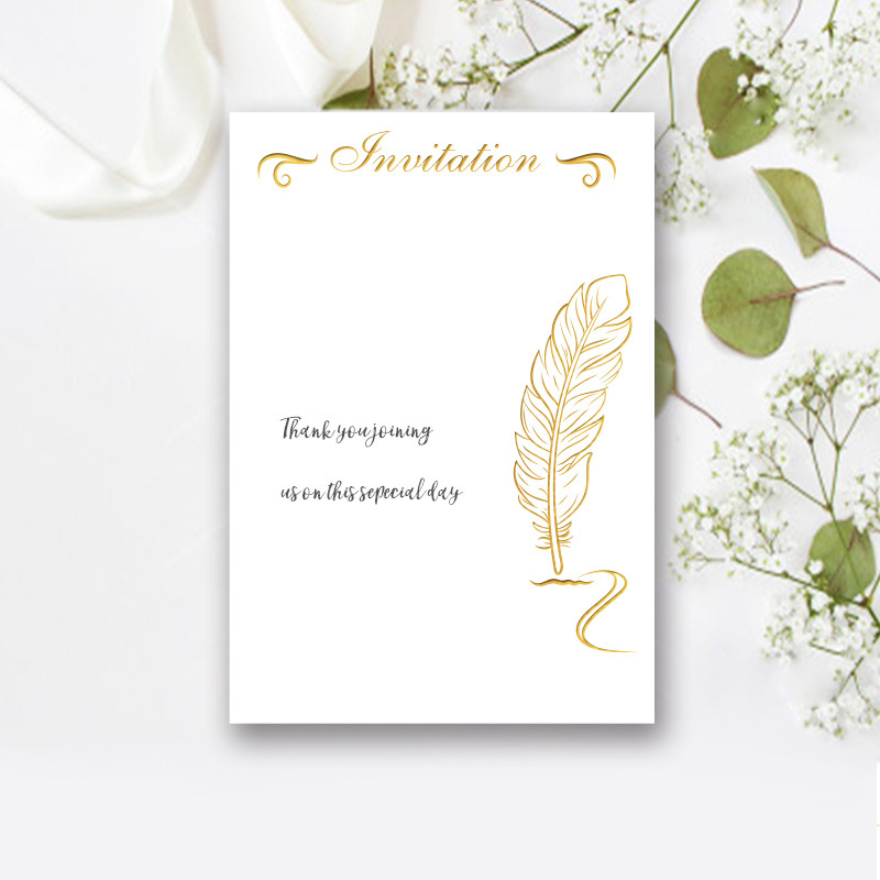Creative Wedding Invitation Greeting Cards Hollowed Out Laser Cut Card för förlovningsfödelsedagsfest bröllopsmaterial