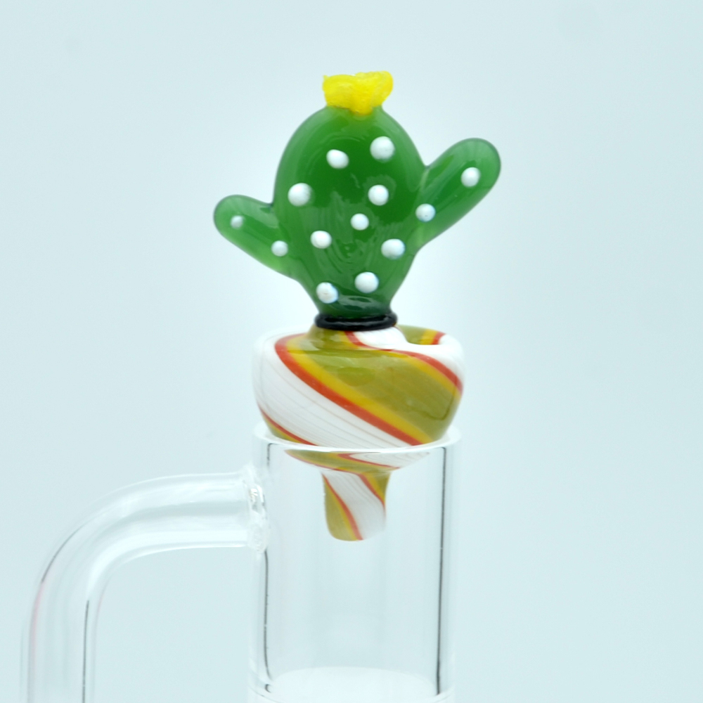 2024 Nieuwe cactus bubble carb cap rookaccessoires unieke directionele draaiende pruik wag geweldige luchtstroom carb caps spar voor de meeste quartz bangers olie dab rig