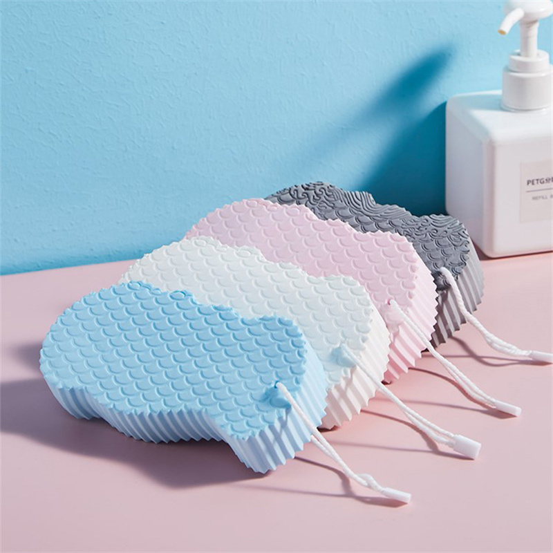 SoftScrub 3D Bath Sponge: Exfoliating Body Brush for Skin Cleaning, Dead Skin Remover, Shower Scrubber with Gentle Sponge Material.