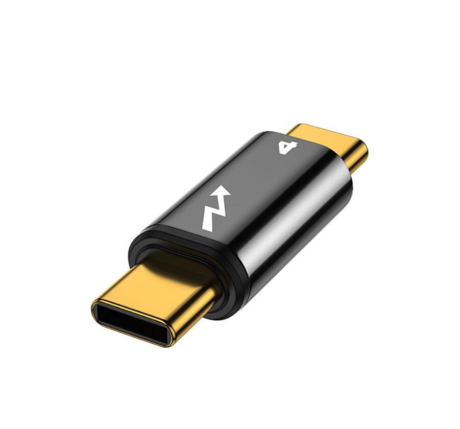 Adaptateur magnétique USB C vers USBC Thunderbolt4 PD100W charge rapide haute puissance 40Gbps haute vitesse 8K 60Hz pour iPad téléphone MacBook